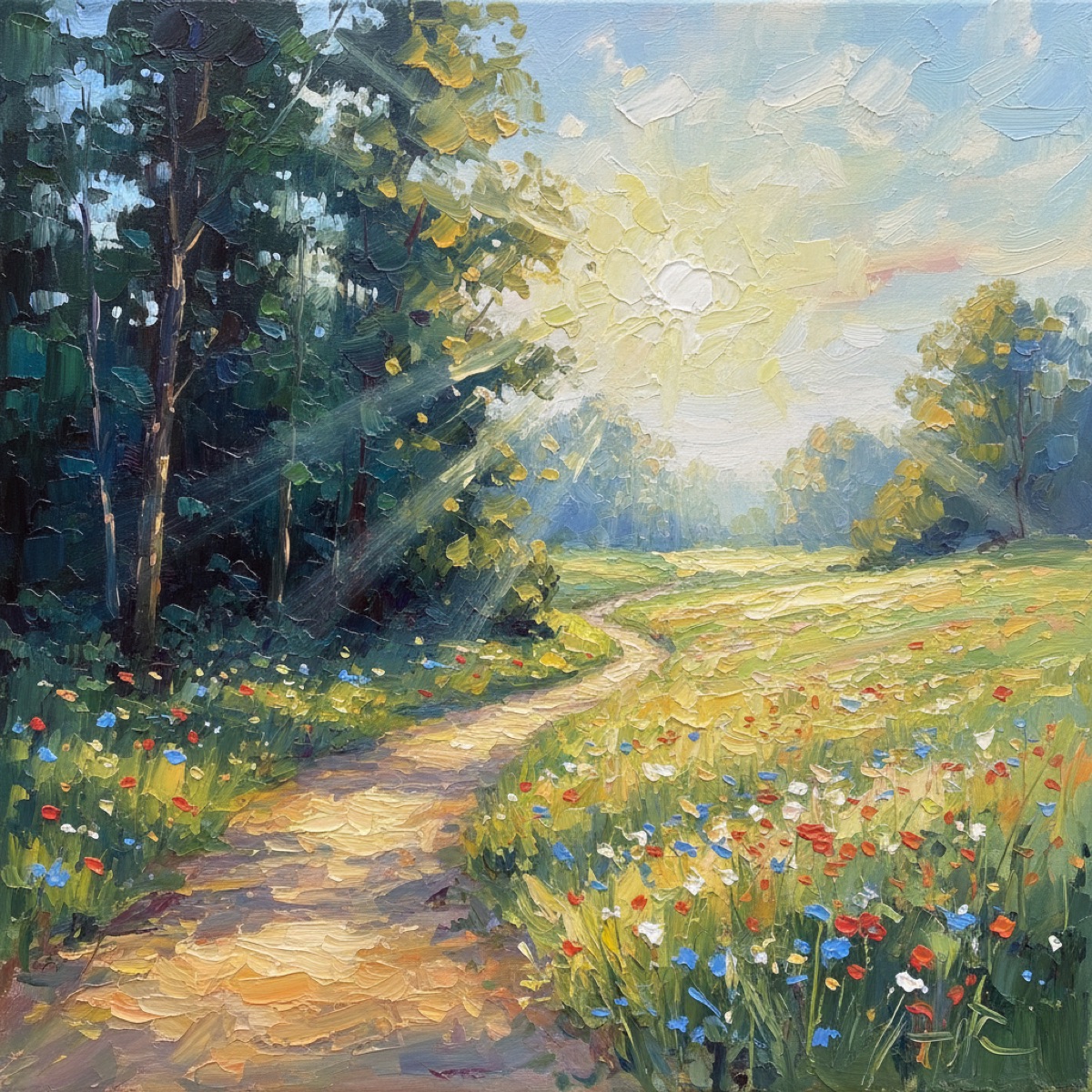 A path emerging into light