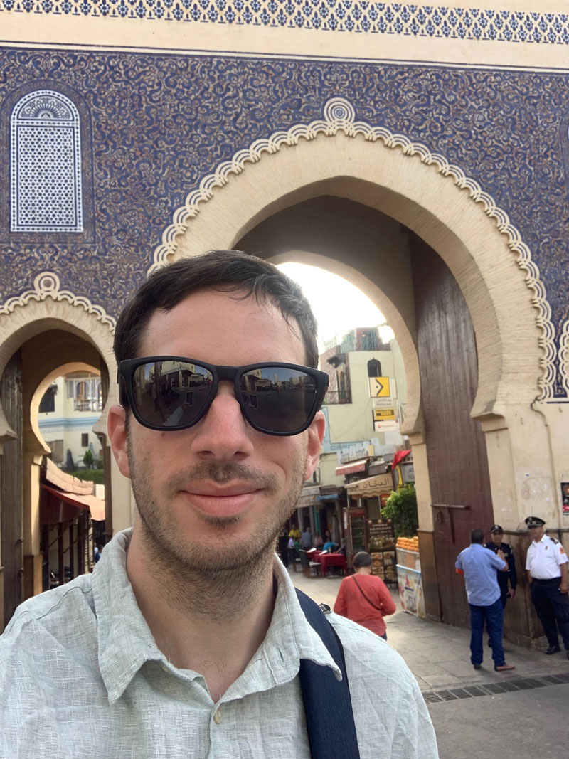 Danny Raede in Fes, Morocco